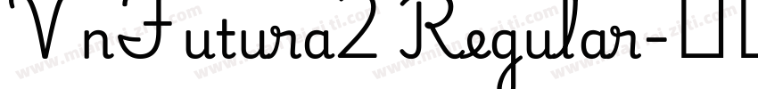 VnFutura2 Regular字体转换